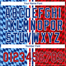 Загрузить изображение в средство просмотра галереи, Custom Figure Red-Royal 3D Pattern Design Authentic Baseball Jersey