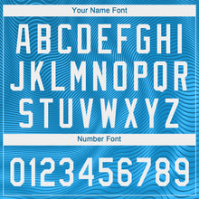 Загрузить изображение в средство просмотра галереи, Custom Light Blue White 3D Pattern Design Authentic Baseball Jersey