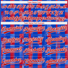 Загрузить изображение в средство просмотра галереи, Custom Royal Royal-Red 3D Pattern Design Authentic Baseball Jersey