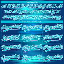 Загрузить изображение в средство просмотра галереи, Custom Royal Lakes Blue-White 3D Pattern Design Authentic Baseball Jersey