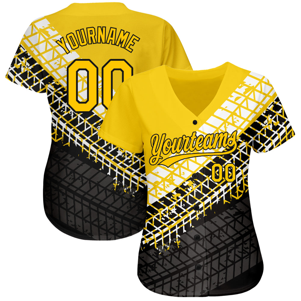 black and gold jersey design