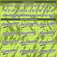 Laden Sie das Bild in den Galerie-Viewer, Custom Neon Green Olive-White 3D Pattern Design Authentic Baseball Jersey