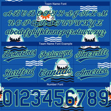 Загрузить изображение в средство просмотра галереи, Custom Royal Pea Green 3D Pattern Sharks Authentic Basketball Shorts