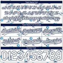 Загрузить изображение в средство просмотра галереи, Custom White Navy 3D Pattern Fish And Ships Authentic Basketball Shorts