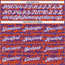 Load image into Gallery viewer, Custom Orange White-Purple Authentic City Edition Basketball Jersey