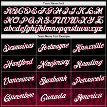 Load image into Gallery viewer, Custom Black White-Maroon Fade Fashion Authentic City Edition Basketball Jersey