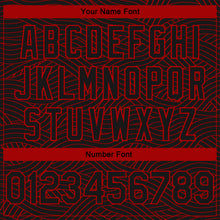 Laden Sie das Bild in den Galerie-Viewer, Custom Black Red Authentic City Edition Basketball Jersey