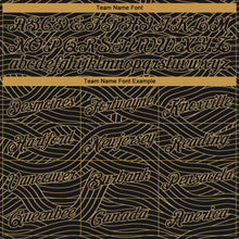 Laden Sie das Bild in den Galerie-Viewer, Custom Black Old Gold Authentic City Edition Basketball Jersey