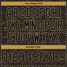 Laden Sie das Bild in den Galerie-Viewer, Custom Black Old Gold Authentic City Edition Basketball Jersey