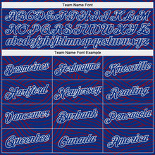 Загрузить изображение в средство просмотра галереи, Custom Royal Red-White Authentic City Edition Basketball Jersey