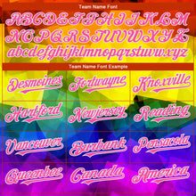 Загрузить изображение в средство просмотра галереи, Custom Rainbow For Pride Month Love Is Love LGBT 3D Authentic Baseball Jersey