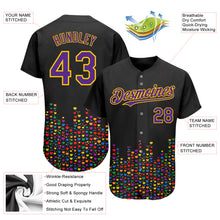 Загрузить изображение в средство просмотра галереи, Custom Rainbow For Pride Month Love Is Love LGBT 3D Authentic Baseball Jersey