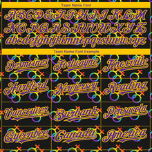 Загрузить изображение в средство просмотра галереи, Custom Rainbow For Pride Month Love Is Love LGBT 3D Authentic Baseball Jersey