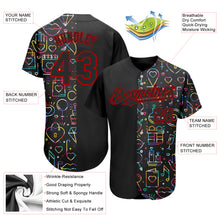 Загрузить изображение в средство просмотра галереи, Custom Rainbow For Pride Month Love Is Love LGBT 3D Authentic Baseball Jersey