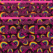 Загрузить изображение в средство просмотра галереи, Custom Rainbow For Pride Month Love Is Love LGBT 3D Authentic Baseball Jersey