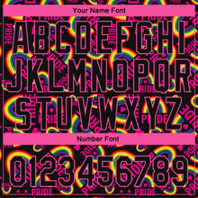 Загрузить изображение в средство просмотра галереи, Custom Rainbow For Pride Month Love Is Love LGBT 3D Authentic Baseball Jersey