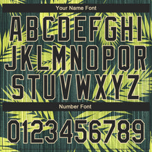 Laden Sie das Bild in den Galerie-Viewer, Custom Black City Cream 3D Pattern Design Hawaii Tropical Palm Leaves Authentic Baseball Jersey