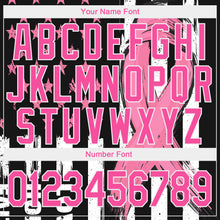 Load image into Gallery viewer, Custom Black Pink-White 3D Pattern Design American Flag With Pink Ribbon Breast Cancer Awareness Month Women Health Care Support Performance T-Shirt