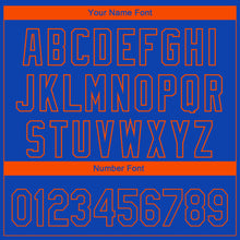 Загрузить изображение в средство просмотра галереи, Custom Royal Orange 3D New York City Edition Fade Fashion Authentic Baseball Jersey