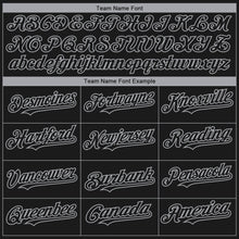 Load image into Gallery viewer, Custom Black Gray 3D San Antonio City Edition Fade Fashion Authentic Baseball Jersey