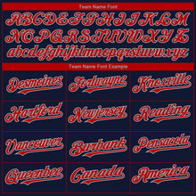 Загрузить изображение в средство просмотра галереи, Custom Navy Red-Gray 3D Boston City Edition Fade Fashion Authentic Baseball Jersey