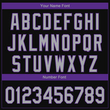 Загрузить изображение в средство просмотра галереи, Custom Black Gray-Purple 3D Sacramento City Edition Fade Fashion Authentic Baseball Jersey