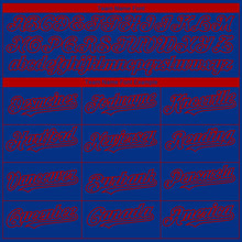 Загрузить изображение в средство просмотра галереи, Custom Royal Red 3D Chicago City Edition Fade Fashion Authentic Baseball Jersey