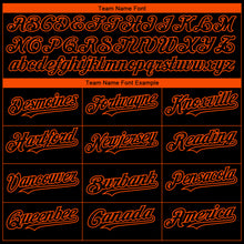 Load image into Gallery viewer, Custom Black Orange 3D Baltimore City Edition Fade Fashion Authentic Baseball Jersey
