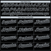 Load image into Gallery viewer, Custom Black Silver 3D Oakland City Edition Fade Fashion Authentic Baseball Jersey