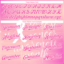 Загрузить изображение в средство просмотра галереи, Custom Pink White 3D Pink Ribbon Breast Cancer Awareness Month Women Health Care Support Authentic Baseball Jersey