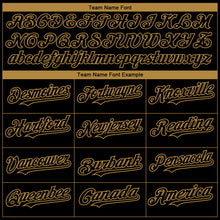 Загрузить изображение в средство просмотра галереи, Custom Black Old Gold-Red 3D Pattern Design Dart Board Target Authentic Baseball Jersey
