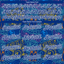 Загрузить изображение в средство просмотра галереи, Custom Royal White 3D Pattern Design Bowling Authentic Baseball Jersey