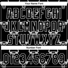Загрузить изображение в средство просмотра галереи, Custom Black White 3D Pattern Design Ox Authentic Baseball Jersey