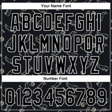 Загрузить изображение в средство просмотра галереи, Custom Black White 3D Pattern Design Rabbit Authentic Baseball Jersey