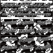 Загрузить изображение в средство просмотра галереи, Custom Black White 3D Pattern Design Bat Authentic Baseball Jersey