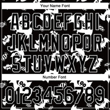 Загрузить изображение в средство просмотра галереи, Custom Black White 3D Pattern Design Bat Authentic Baseball Jersey