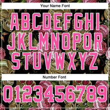 Laden Sie das Bild in den Galerie-Viewer, Custom Stitched Black Pink-White 3D Skull Fashion Flower Sports Pullover Sweatshirt Hoodie