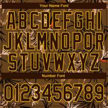 Laden Sie das Bild in den Galerie-Viewer, Custom Stitched Brown Yellow 3D Pattern Design Tiger And Plants Sports Pullover Sweatshirt Hoodie