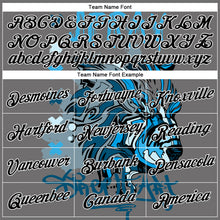 Загрузить изображение в средство просмотра галереи, Custom Stitched Steel Gray Black-White 3D Pattern Design Tiger Sports Pullover Sweatshirt Hoodie