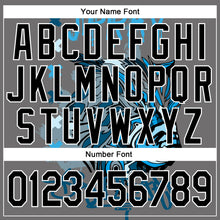 Загрузить изображение в средство просмотра галереи, Custom Stitched Steel Gray Black-White 3D Pattern Design Tiger Sports Pullover Sweatshirt Hoodie