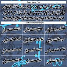 Загрузить изображение в средство просмотра галереи, Custom Stitched Navy Black-White 3D Pattern Design Tiger And Hawaii Palm Tree Sports Pullover Sweatshirt Hoodie