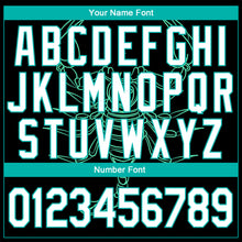 Charger l'image dans la galerie, Custom Stitched Black White-Aqua 3D Pattern Design Scorpio Sports Pullover Sweatshirt Hoodie