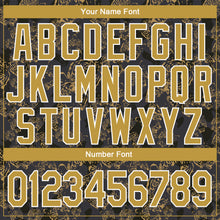 Загрузить изображение в средство просмотра галереи, Custom Stitched Black Old Gold-White 3D Pattern Design Tiger Sports Pullover Sweatshirt Hoodie