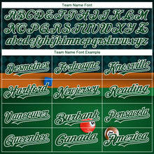 Charger l'image dans la galerie, Custom Green White 3D Pattern Design Billiards Authentic Baseball Jersey