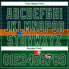 Charger l'image dans la galerie, Custom Green White 3D Pattern Design Billiards Authentic Baseball Jersey