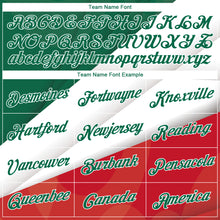 Load image into Gallery viewer, Custom Kelly Green White-Red 3D Mexico Authentic Basketball Jersey