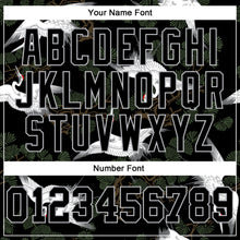 Load image into Gallery viewer, Custom Stitched Black Gray 3D Pattern Design Crane And Green Pine Tree Sports Pullover Sweatshirt Hoodie