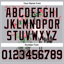 Laden Sie das Bild in den Galerie-Viewer, Custom Stitched Gray Black-Medium Pink 3D Pattern Design Heron And Flower Sports Pullover Sweatshirt Hoodie