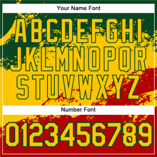 Загрузить изображение в средство просмотра галереи, Custom Stitched Green Yellow-Red 3D Pattern Design Black History Month Sports Pullover Sweatshirt Hoodie