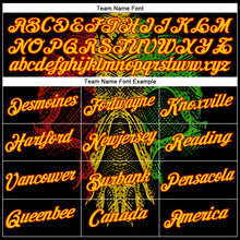 Load image into Gallery viewer, Custom Stitched Black Yellow-Red 3D Pattern Design Black History Month Sports Pullover Sweatshirt Hoodie